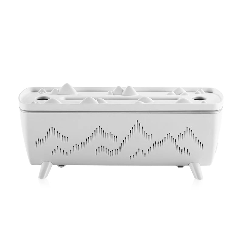 Dual Nozzles Aroma Diffuser Electric Air Humidifier for Home Flame Light Jellyfish Aromatherapy Machine Essential Oil Diffusers